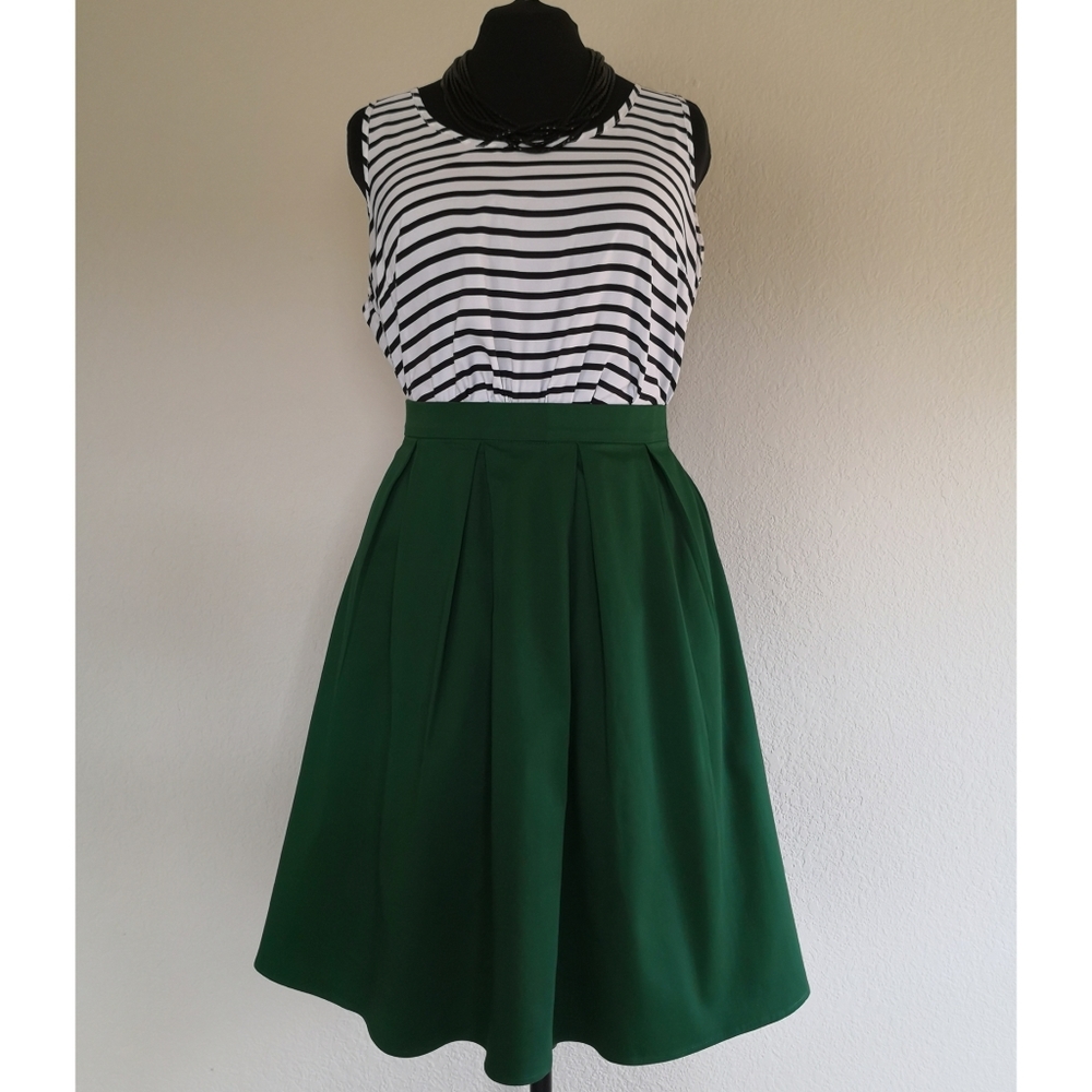 Dark Green Skirt